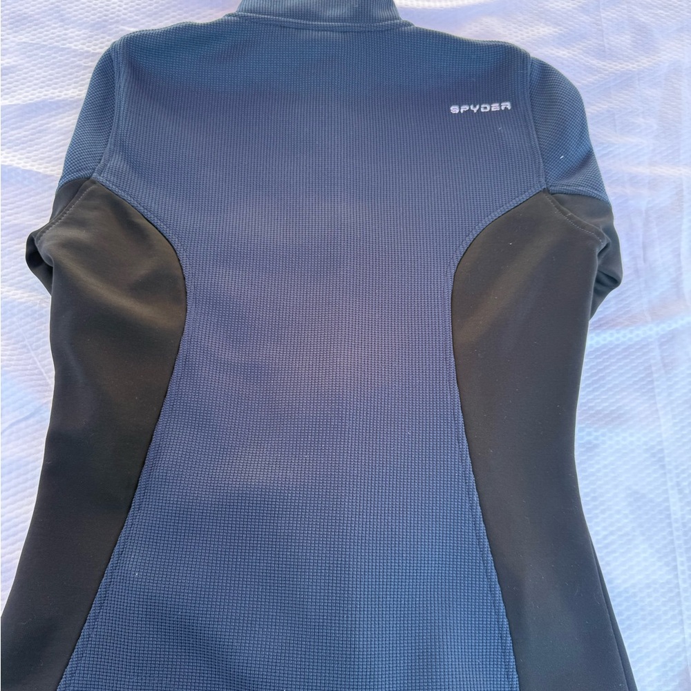 Spyder Women's Navy and Black Utility Jacket - Picture 9 of 10